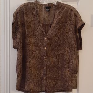 *Animal Print Top Large